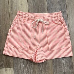 Lou & Grey Checkered High Waist Shorts